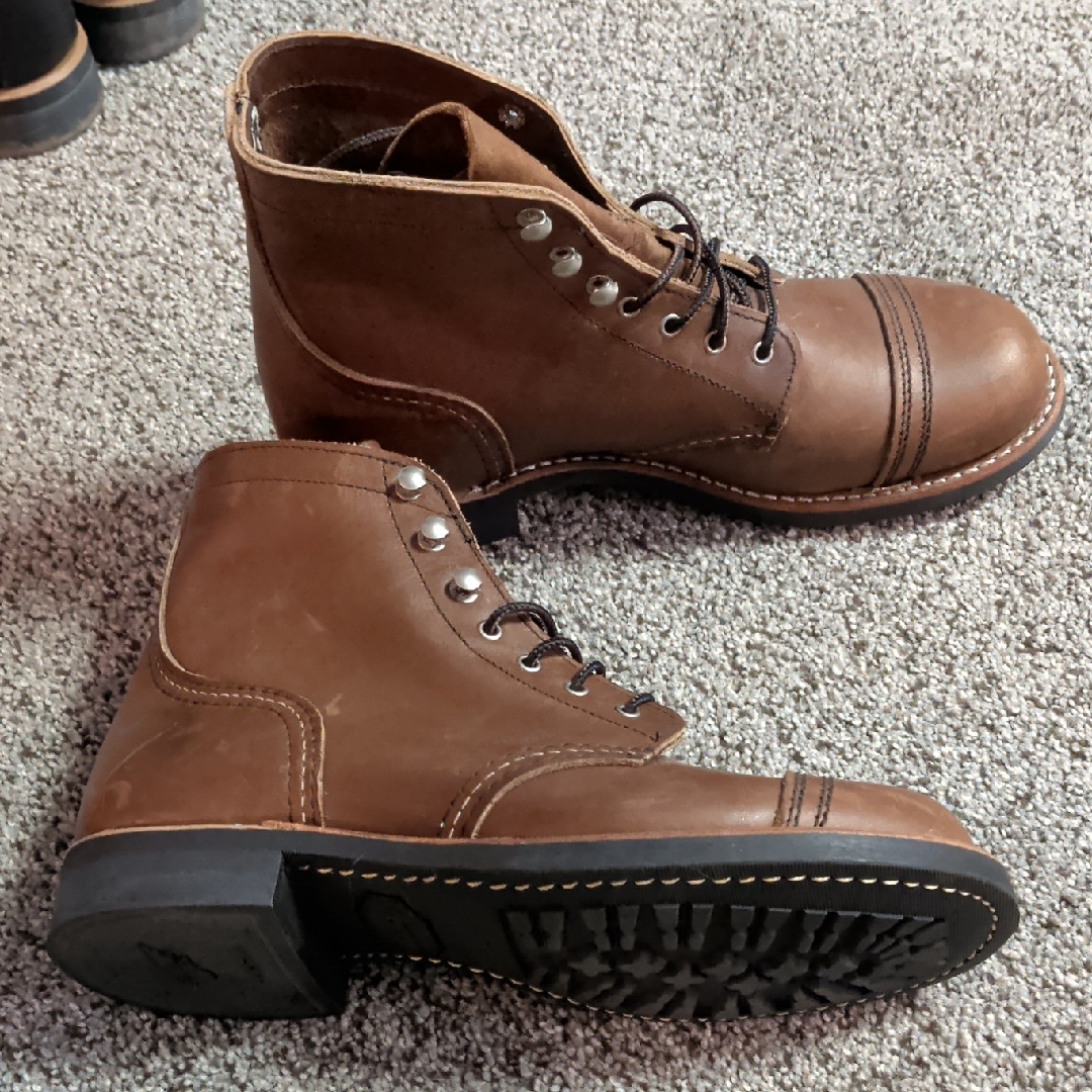 Red Wing Iron Ranger Amber Harness Leather Style 3365 Nwot